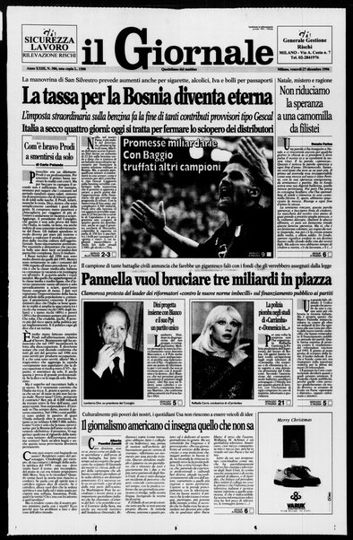 Il giornale : quotidiano del mattino